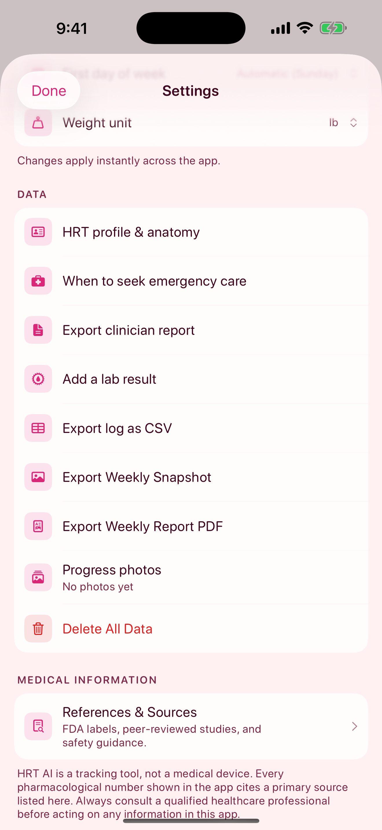 A report your clinician can read.